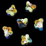 20Pcs 14mm Glass Pendants Beads for DIY Crystal Earing Necklace