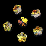 20Pcs 14mm Glass Pendants Beads for DIY Crystal Earing Necklace