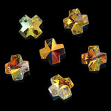 20Pcs 14mm Glass Pendants Beads for DIY Crystal Earing Necklace