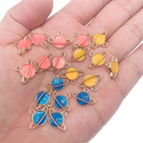 20Pcs Colorful Universe Planet Enamel Charm Pendant DIY Earring Bracelet Jewelry