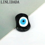 20Pcs 18*25mm Evil Eye Glass Beads for Jewelry Making