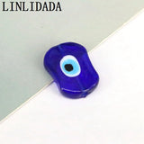 20Pcs 18*25mm Evil Eye Glass Beads for Jewelry Making