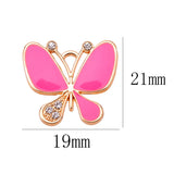 20Pcs Enamel Butterfly Necklace Charms for DIY Jewelry Making