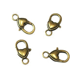 20Pcs Antique Bronze Lobster Clasp Charms DIY Key Chains