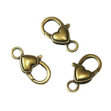 20Pcs Antique Bronze Lobster Clasp Charms DIY Key Chains