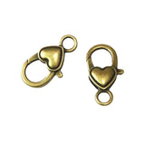 20Pcs Antique Bronze Lobster Clasp Charms DIY Key Chains