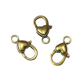 20Pcs Antique Bronze Lobster Clasp Charms DIY Key Chains