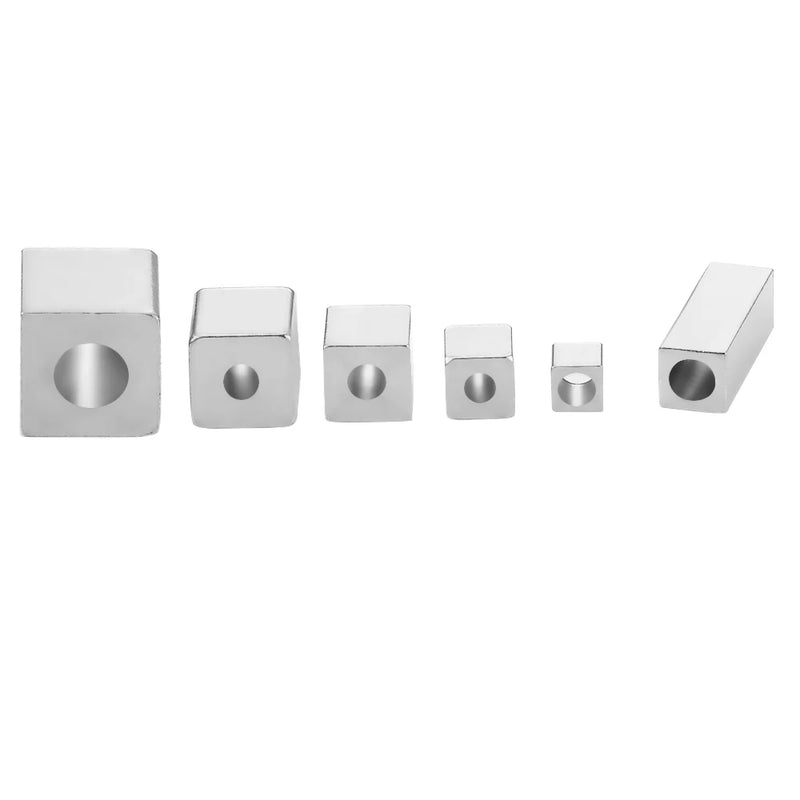 20Pcs Stainless Steel Cube Spacer Beads for DIY Bracelet Making