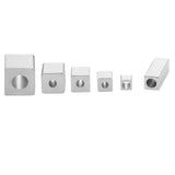 20Pcs Stainless Steel Cube Spacer Beads for DIY Bracelet Making