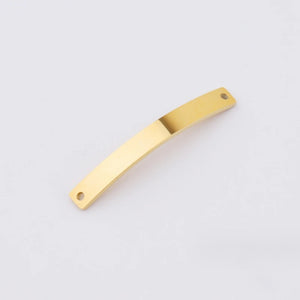 20Pcs 3*40mm Stainless Steel Charms for Jewelry Making