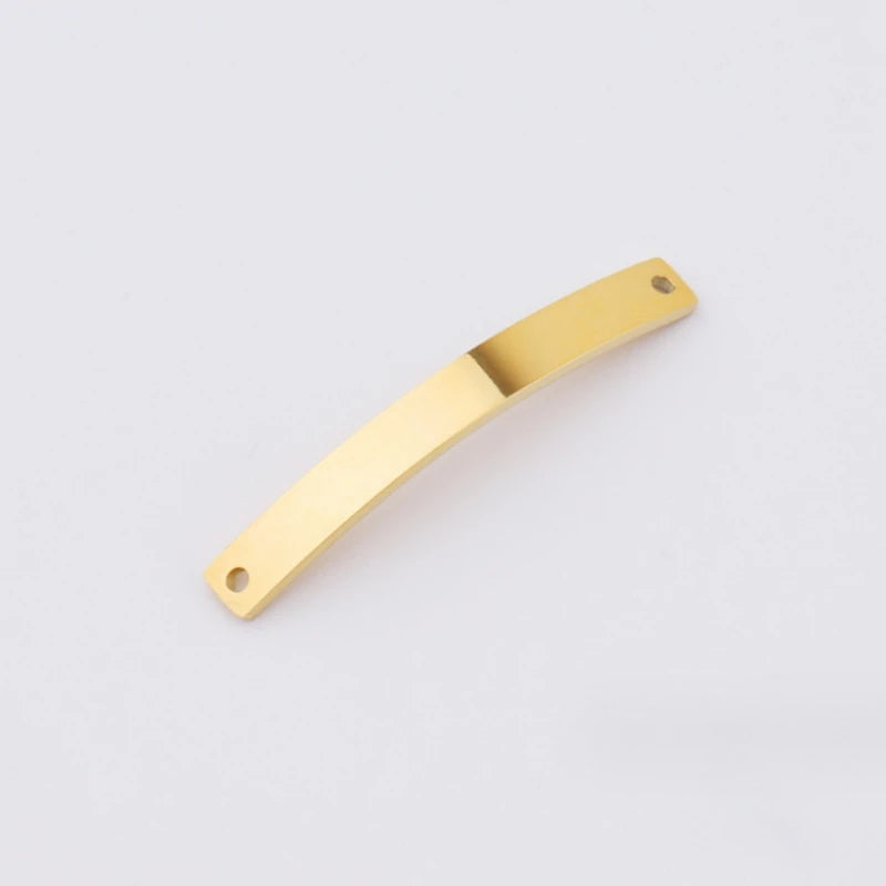 20Pcs 3*40mm Stainless Steel Charms for Jewelry Making