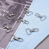 20pcs Swivel Trigger Snap Hooks Lobster Claw D Ring Keychain Findings