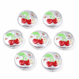 20Pcs 3D Printed ABS Plastic Pearl Beads Mixed Shapes Cartoon Pattern Bead