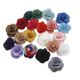 20Pcs Artificial Rose Cloth Flower Head Wedding DIY Material