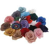 20Pcs Artificial Rose Cloth Flower Head Wedding DIY Material