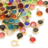 20pcs 6mm Stainless Steel Crystal Charms for Jewelry Making