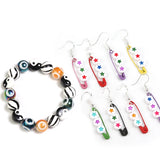 20Pcs Tai Chi Beads Ceramic Loose Spacer Components Jewelry Making