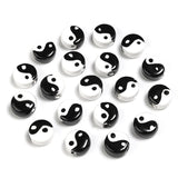 20Pcs Tai Chi Beads Ceramic Loose Spacer Components Jewelry Making
