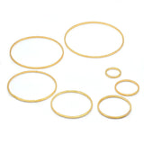 20Pcs Brass Hollow Pendants for Earring Making Resin DIY Crafts Jewelry Findings