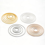20Pcs Brass Hollow Pendants for Earring Making Resin DIY Crafts Jewelry Findings