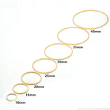 20Pcs Brass Hollow Pendants for Earring Making Resin DIY Crafts Jewelry Findings