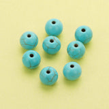 20Pcs 8MM Turquise Stone Beads, DIY Beading Supplies