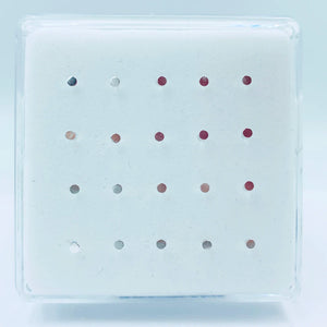 20Pcs 925 Sterling Silver Thin Nose Stud 1.8mm Dot Shape Nose Ear Ring Piercing