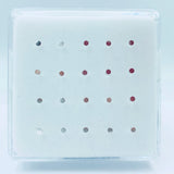 20Pcs 925 Sterling Silver Thin Nose Stud 1.8mm Dot Shape Nose Ear Ring Piercing