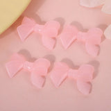 20Pcs Acrylic Ribbon Bowknot Beads DIY Charm Mobile Phone