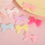 20Pcs Acrylic Ribbon Bowknot Beads DIY Charm Mobile Phone