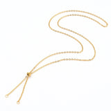 20Pcs Adjustable Stainless Steel Slider Necklace Chains for DIY Jewelry Making