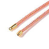 20Pcs Adjustable Polyester Braided Thread Cord with Golden Silk for DIY Jewelry