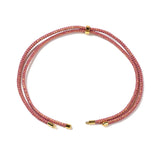 20Pcs Adjustable Polyester Braided Thread Cord with Golden Silk for DIY Jewelry