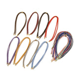 20Pcs Adjustable Polyester Braided Thread Cord with Golden Silk for DIY Jewelry