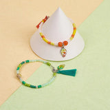 20Pcs Enamel Leaf Charms For Bracelet Necklace Making