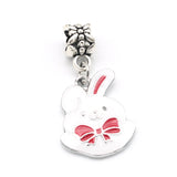 20Pcs Animal Rabbit Charms for Jewelry Making Earrings Necklace