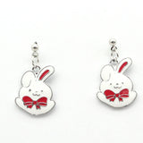20Pcs Animal Rabbit Charms for Jewelry Making Earrings Necklace