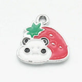 20Pcs Snail Charms Enamel Pendants for Jewelry Making