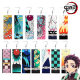 20Pcs Demon Slayer Acrylic Earrings Kimetsu no Yaiba Drop Earrings
