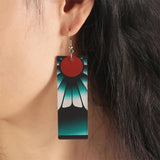 20Pcs Demon Slayer Acrylic Earrings Kimetsu no Yaiba Drop Earrings
