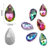 20Pcs Austrian Glass Teadrop Beads 13x22mm for DIY Necklace Earrings