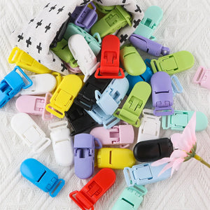 20Pcs Multicolor Baby Pacifier Clip Holder Toy Accessories