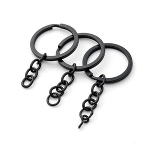 20Pcs DIY Key Ring 4-Link Chain Small Object Doll Pendant Accessory Bag