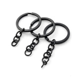20Pcs DIY Key Ring 4-Link Chain Small Object Doll Pendant Accessory Bag