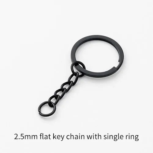 20Pcs DIY Key Ring 4-Link Chain Small Object Doll Pendant Accessory Bag