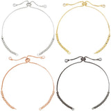 20Pcs Adjustable Ball Bead Bracelets, Slide Bead Expandable Bracelet Finding