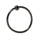 20Pcs Ball Closure Hoop Nose Rings 10MM Thin 22G Body Piercing Jewelry