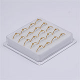 20Pcs Ball Closure Hoop Nose Rings 10MM Thin 22G Body Piercing Jewelry