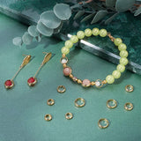 20Pcs Bead Frame Brass Plated Double Hole Spacers for Jewelry Making