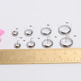 20Pcs Bead Frame Brass Plated Double Hole Spacers for Jewelry Making